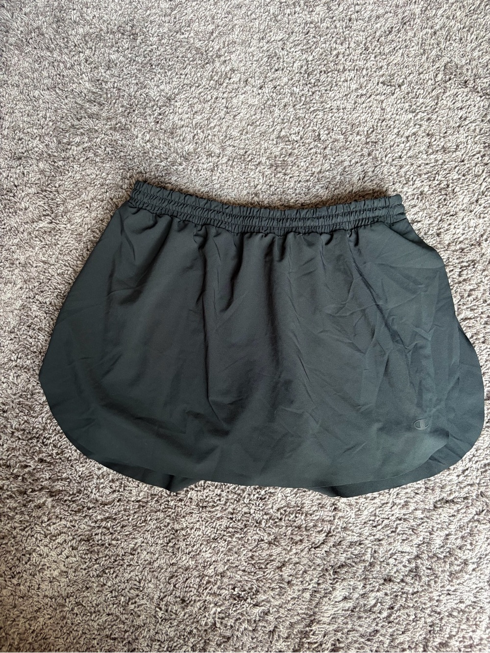 Champion Black Skort with Elastic Waistband